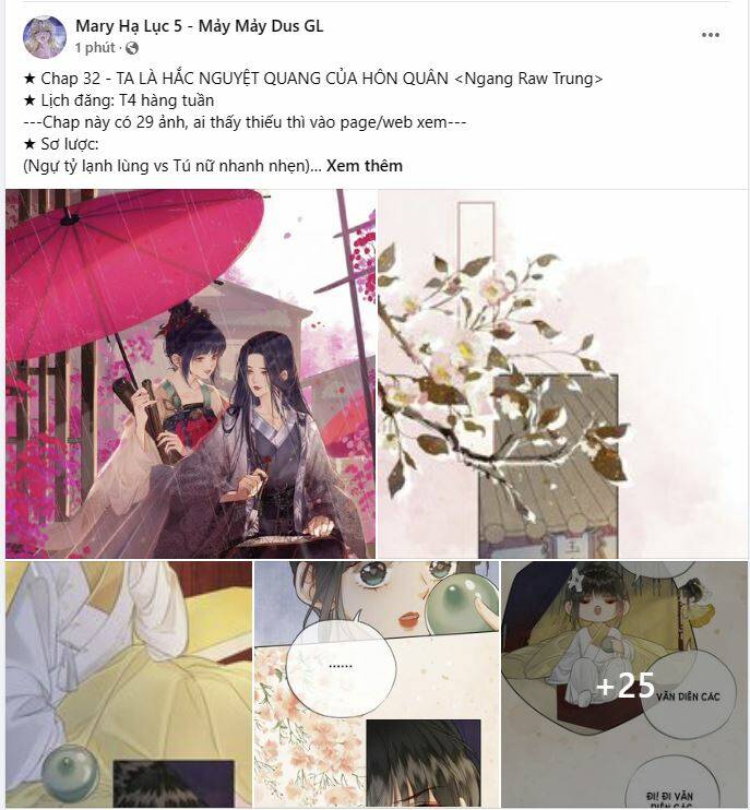 Để Ta Làm Ánh Trăng Đen Của Hôn Quân Chương 32 Ảnh 12