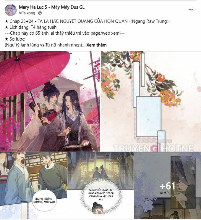 Để Ta Làm Ánh Trăng Đen Của Hôn Quân Chương 24 Ảnh 24