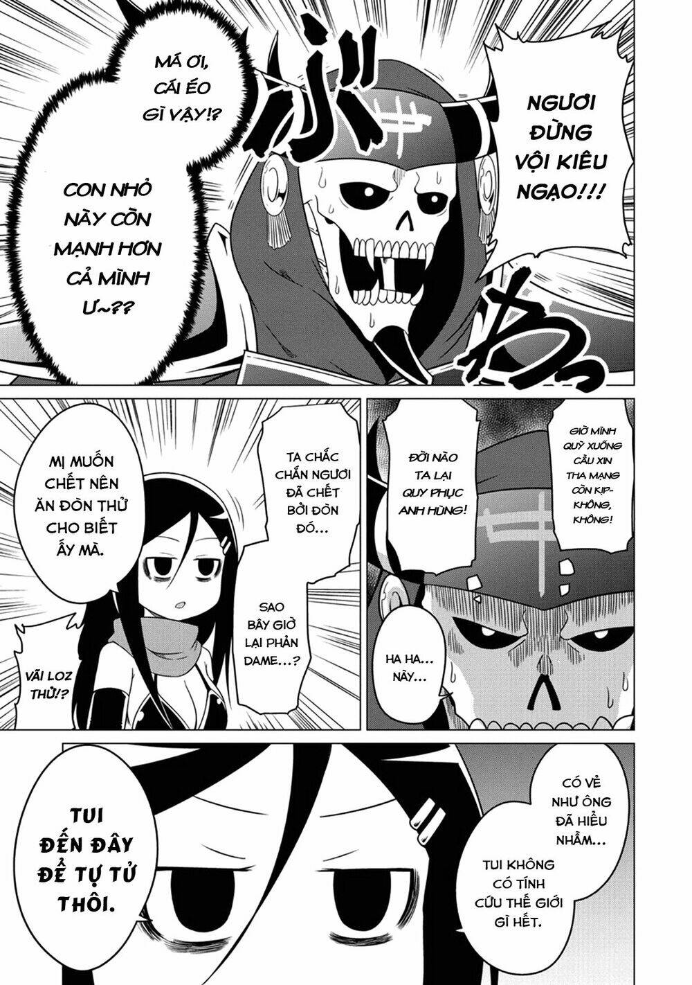 Jisatsushitai Onna Yuusha Ni Maou Ga Komarasareteimasu! Chương 1 Ảnh 15