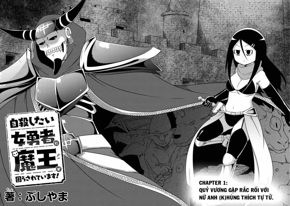 Jisatsushitai Onna Yuusha Ni Maou Ga Komarasareteimasu! Chương 1 Ảnh 7