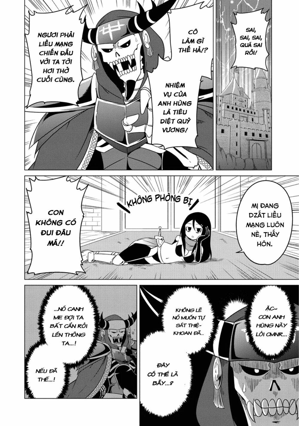Jisatsushitai Onna Yuusha Ni Maou Ga Komarasareteimasu! Chương 1 Ảnh 8