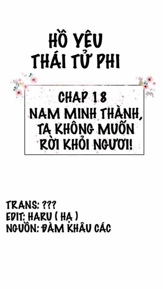 Hồ Yêu Thái Tử Phi Chương 18 Ảnh 2