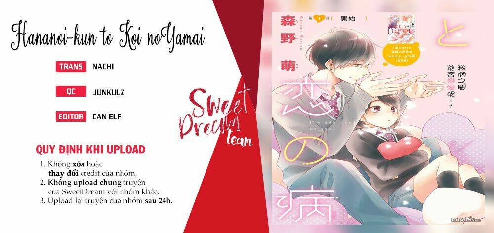 Hananoi-Kun Và Căn Bệnh Tình Yêu Chương 8.1 Ảnh 2