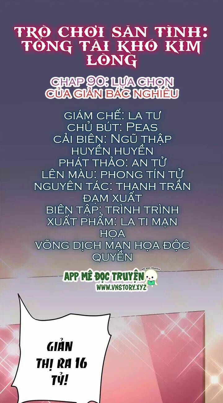 Trò Chơi Săn Tình - Tổng Tài Khó Kìm Lòng Chương 90 Ảnh 2