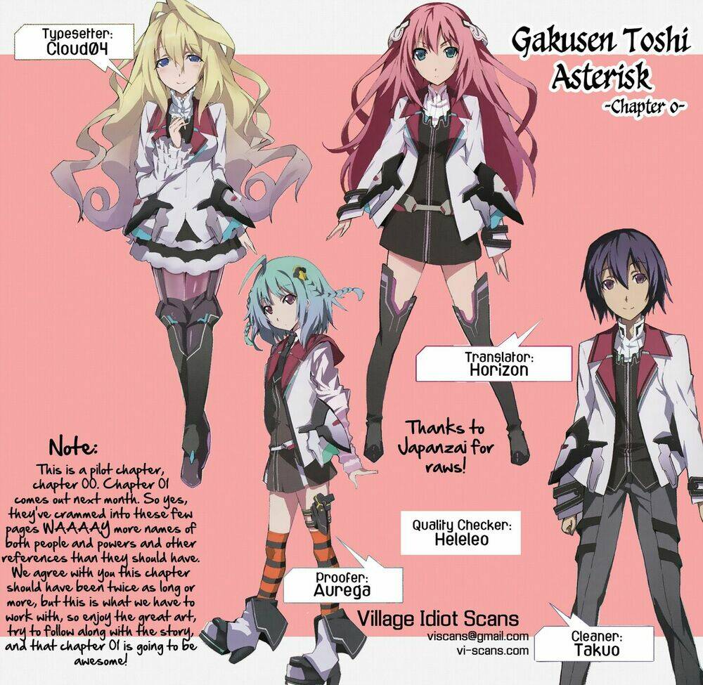 Gakusen Toshi Asterisk Chương 0 Ảnh 2