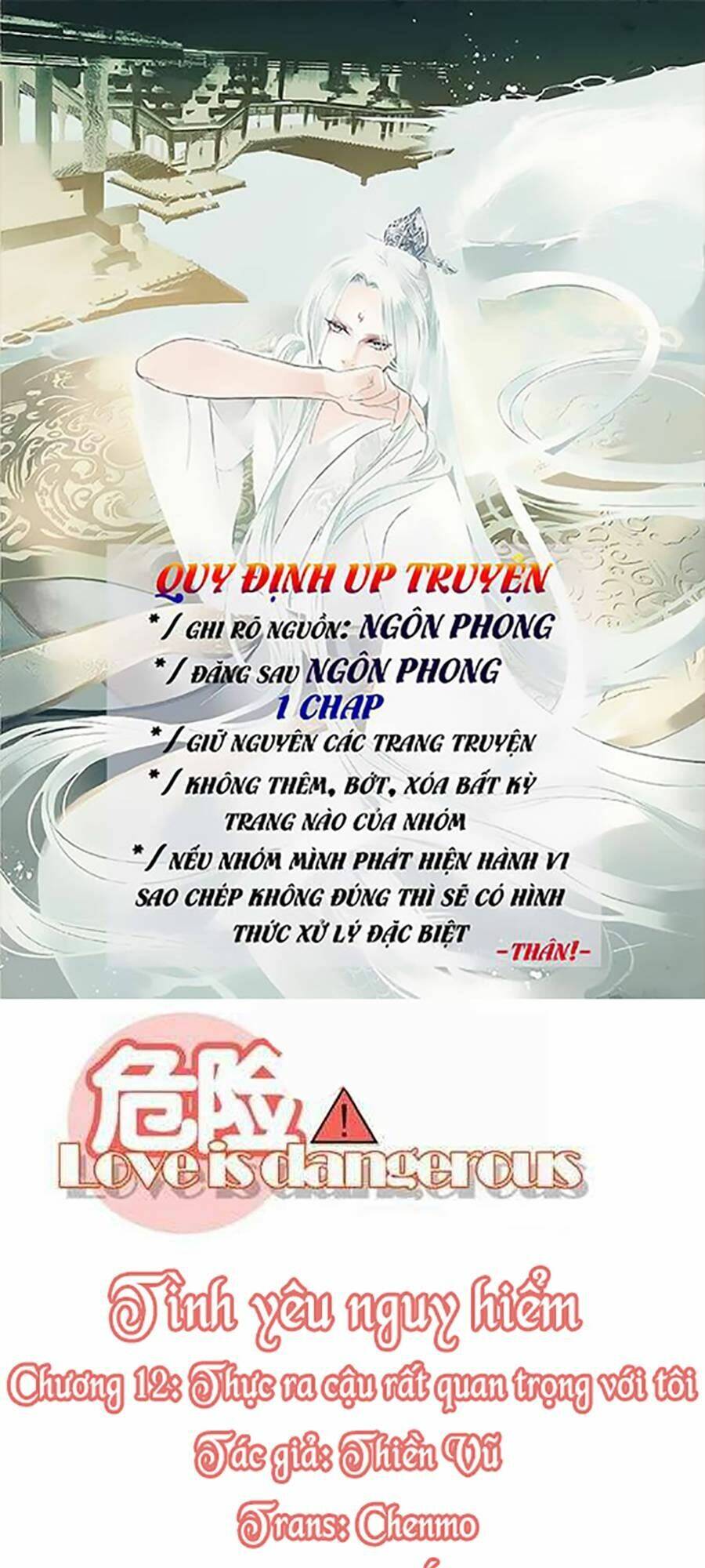 Tình Yêu Nguy Hiểm Chương 12 Ảnh 6