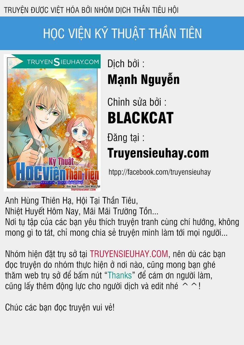 Học Viện Kỹ Thuật Thần Tiên Chương 2 Ảnh 2