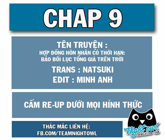 Hợp Đồng Hôn Nhân Có Thời Hạn: Bảo Bối Lục Tổng Giá Trên Trời Chương 9 Ảnh 2