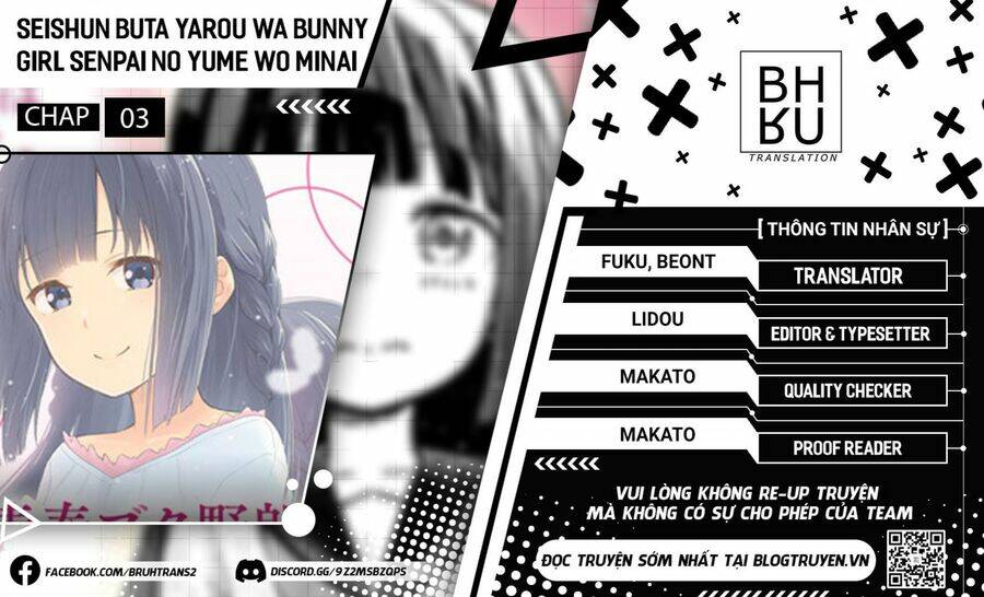 Seishun Buta Yarou Wa Yumemiru Shoujo No Yume Wo Minai Chương 3 Ảnh 2
