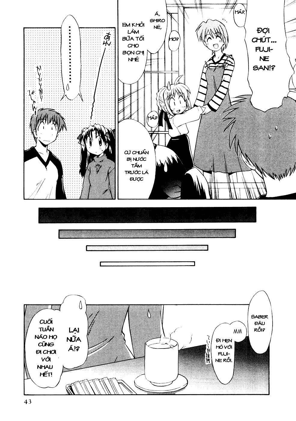 Chén Thánh: Đêm Định Mệnh - Doujinshi Lovely Days Chương 1 Ảnh 8