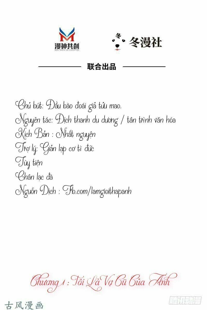 Bà Xã Đại Nhân Thật Lạnh Lùng Chương 1 Ảnh 3