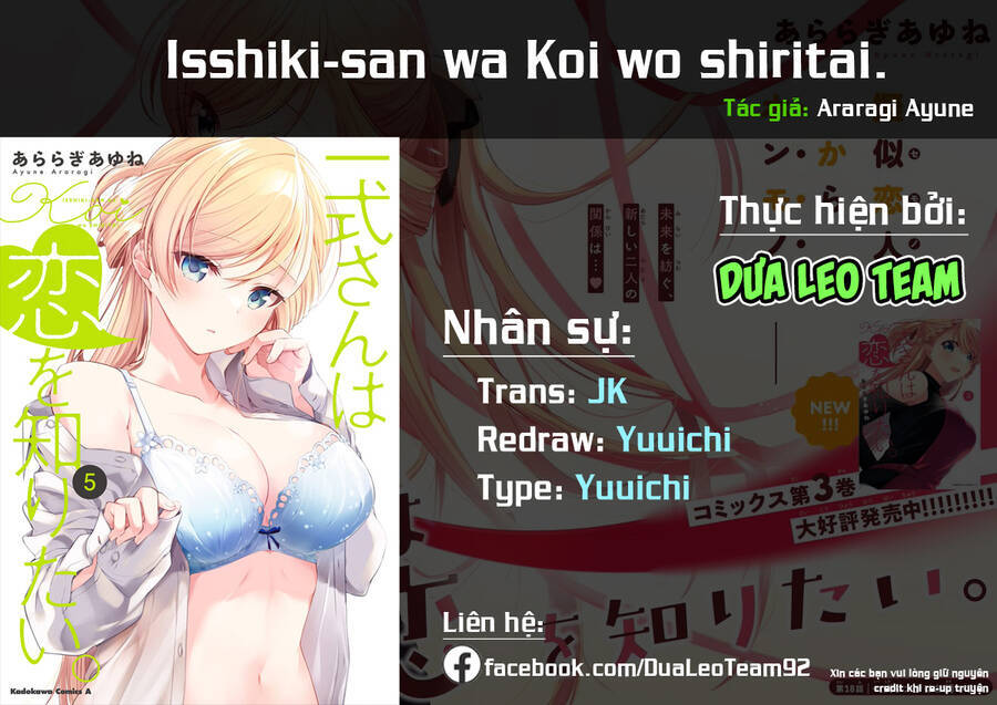 Isshiki-San Wa Koi Wo Shiritai Chương 18 Ảnh 3