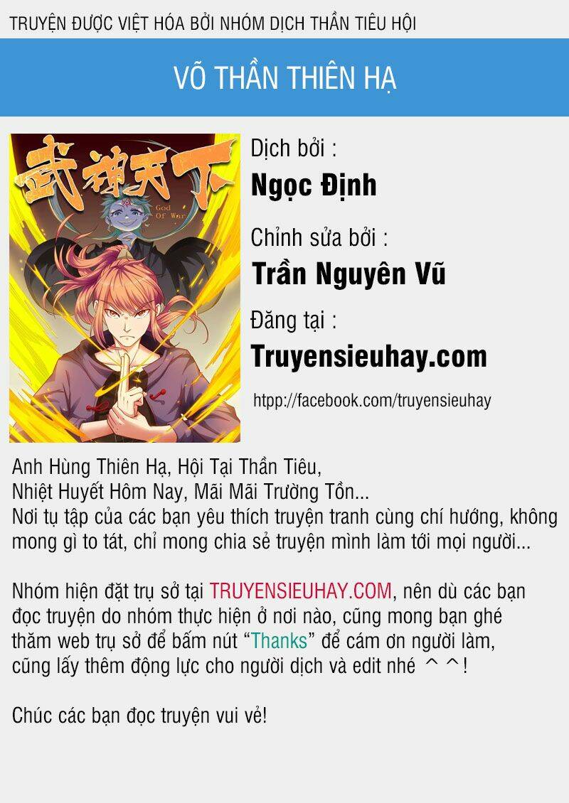 Võ Thần Thiên Hạ Chương 109 Ảnh 2