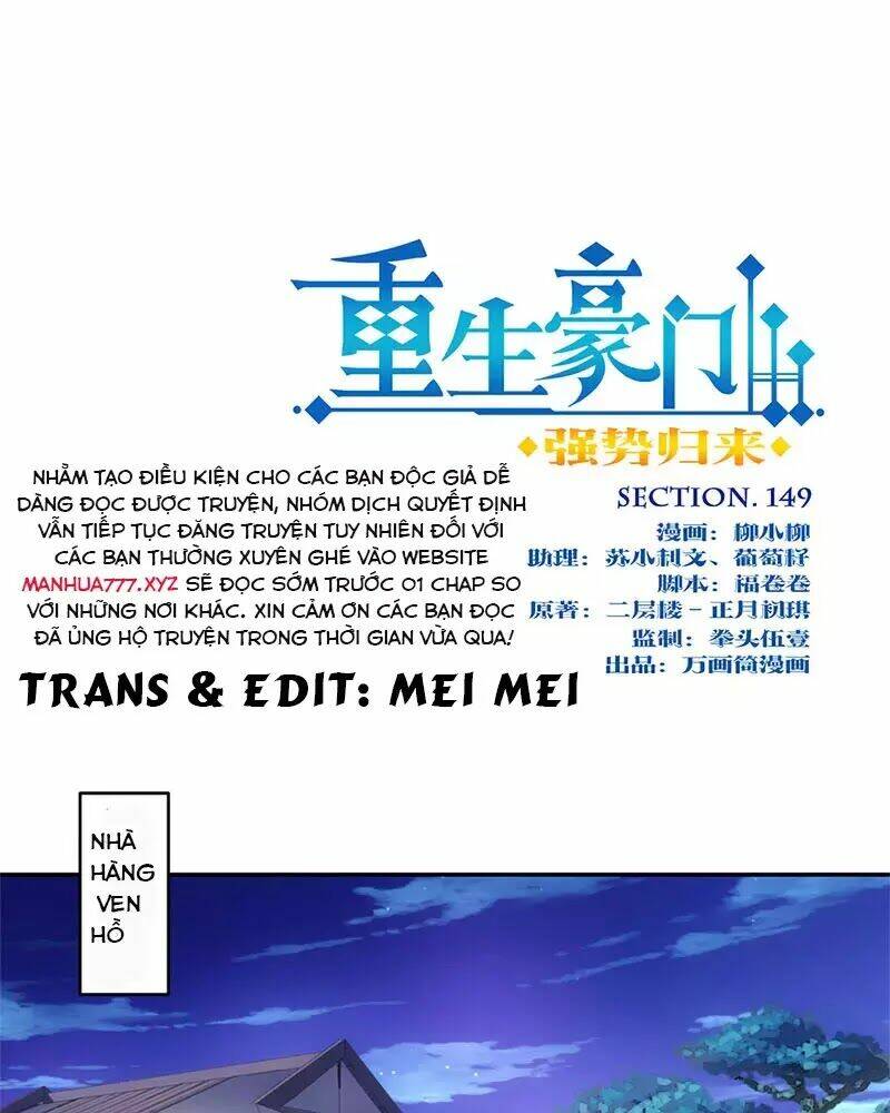Trọng Sinh Chi Hao Môn Cường Thế Quy Lai Chương 149 Ảnh 2