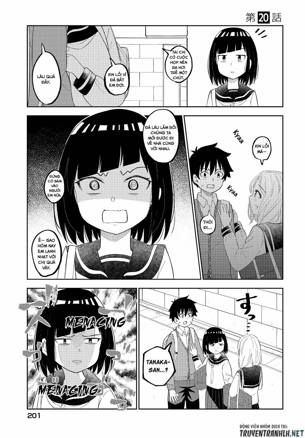 Tanaka-San Trong Lớp Tôi Thật Sự Là Siêu Đáng Sợ Chương 20 Ảnh 3