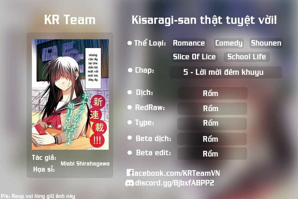 Kisaragi-San Thật Tuyệt Vời! Chương 5 Ảnh 2