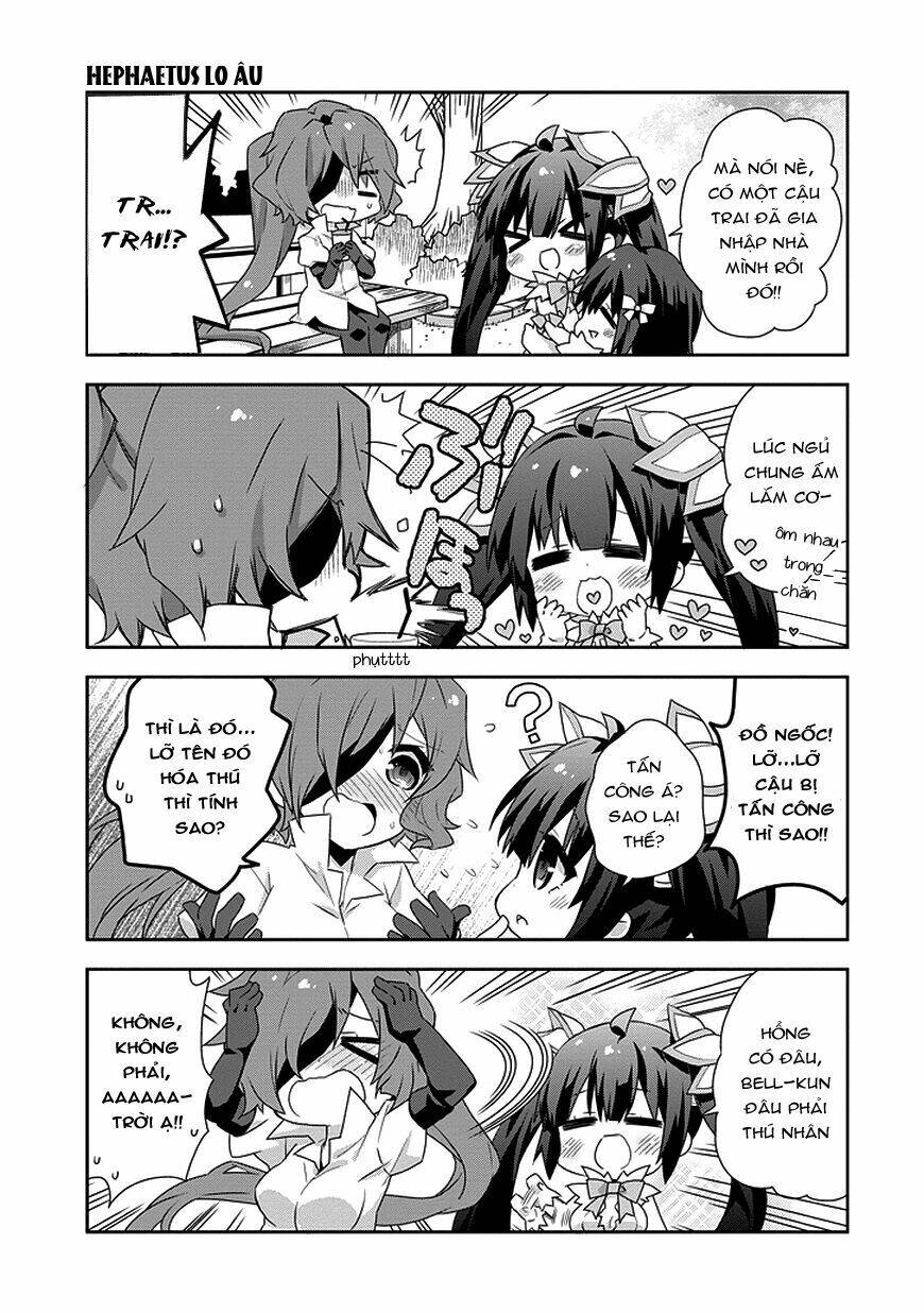 Dungeon Ni Deai O Motomeru No Wa Machigatte Iru Darou Ka 4koma - Days Of Goddess Chương 2 Ảnh 10