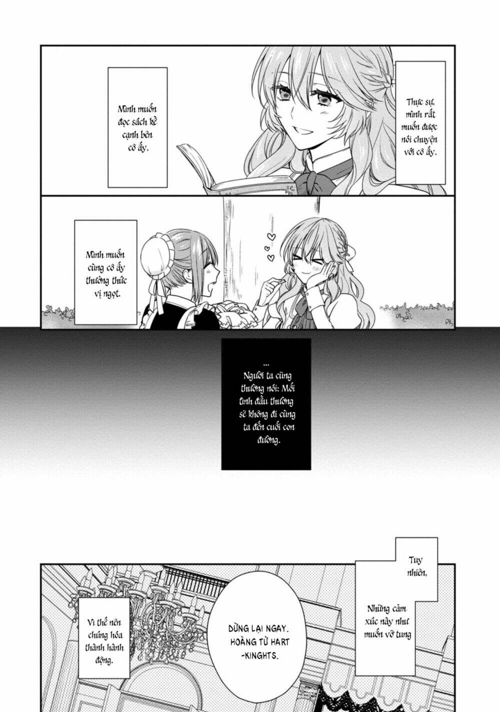 Akuyaku Reijou Wa Ringoku No Outaishi Ni Dekiai Sareru Chương 4.5 Ảnh 11