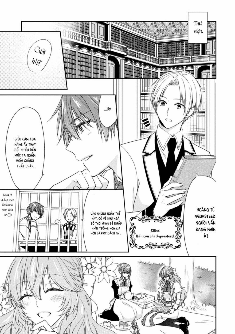 Akuyaku Reijou Wa Ringoku No Outaishi Ni Dekiai Sareru Chương 4.5 Ảnh 8