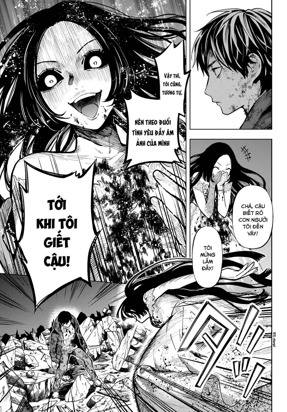 Konya Wa Tsuki Ga Kirei Desu Ga, Toriaezu Shi Ne Chương 56 Ảnh 6