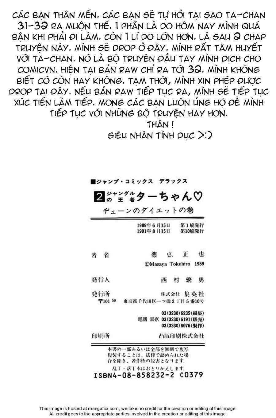 Chúa Rừng Ta-Chan Chương 32 Ảnh 10