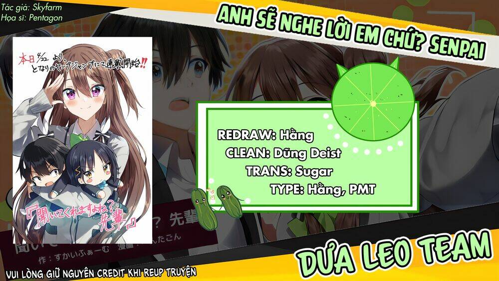 Anh Sẽ Nghe Lời Em Chứ? Senpai Chương 2 Ảnh 2
