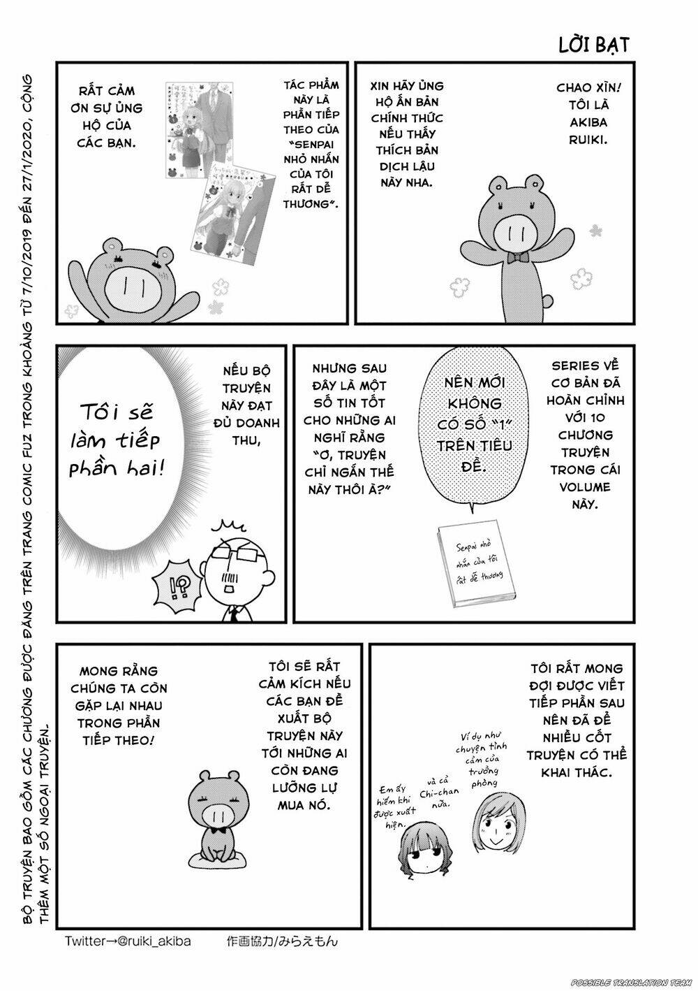 Senpai Kiêm Bạn Gái Nhỏ Nhắn Của Tôi Rất Dễ Thương Chương 10 Ảnh 16