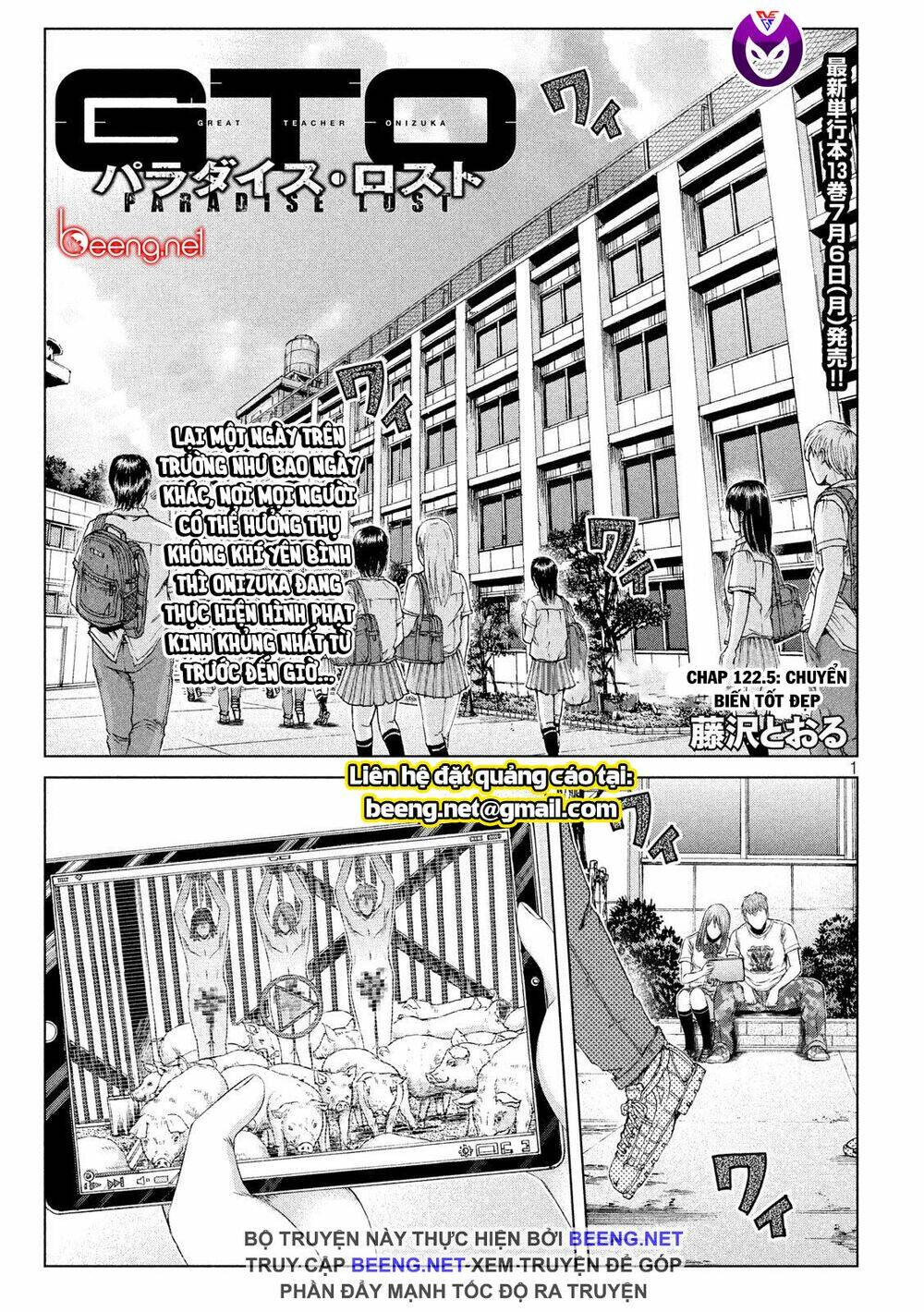 Great Teacher Onizuka : Paradise Lost Chương 122.5 Ảnh 2
