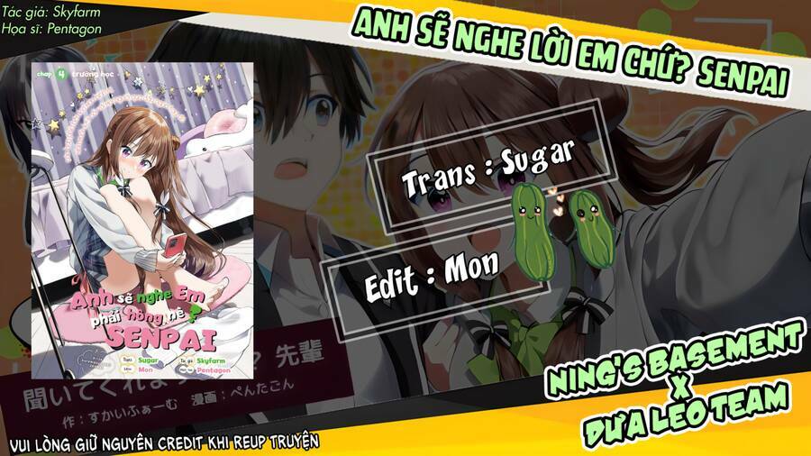 Anh Sẽ Nghe Lời Em Chứ? Senpai Chương 4 Ảnh 19