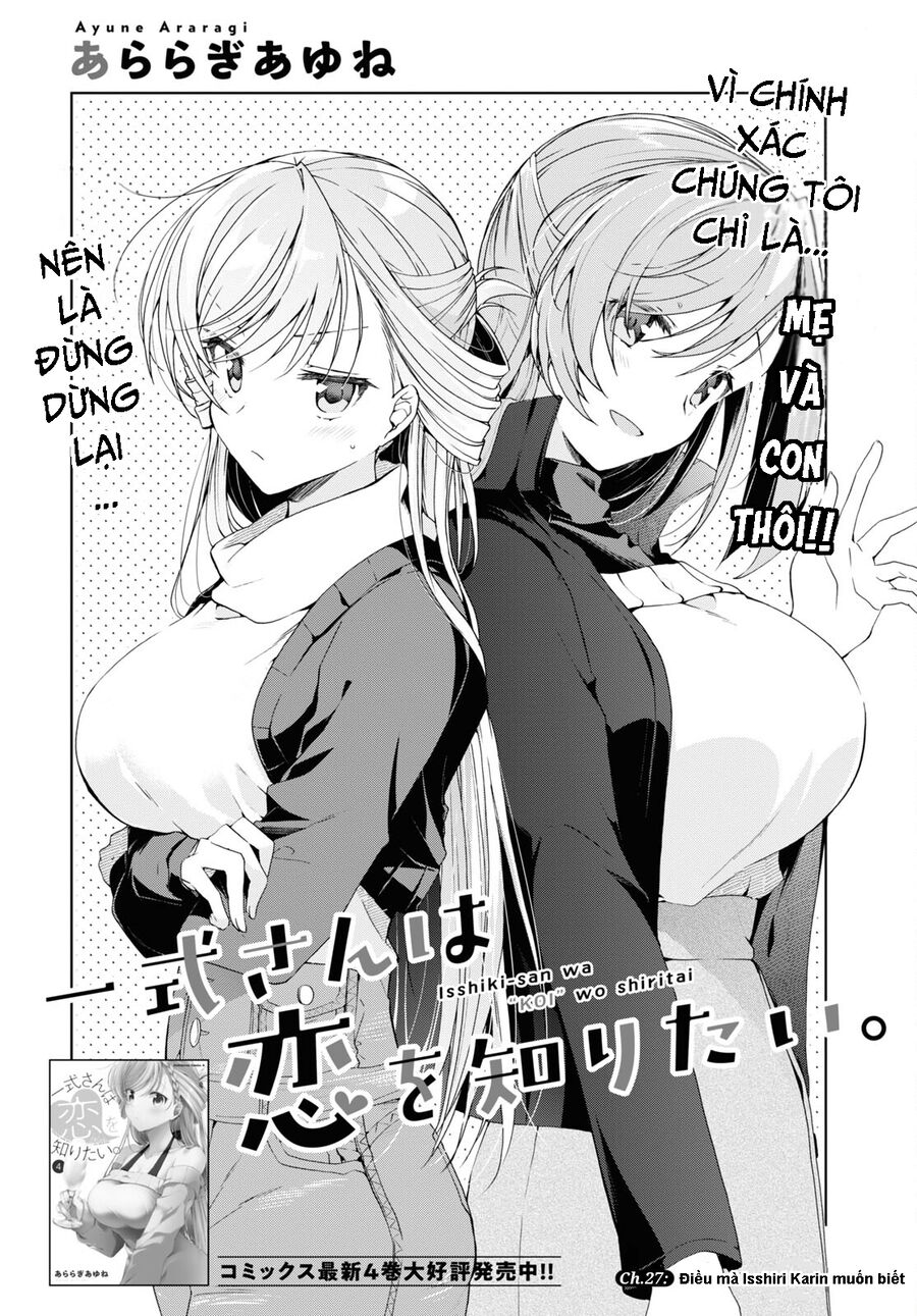 Isshiki-San Wa Koi Wo Shiritai Chương 27.1 Ảnh 3