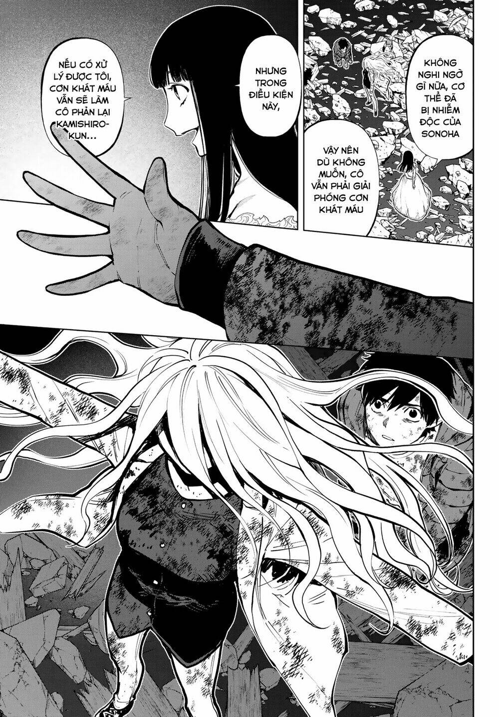 Konya Wa Tsuki Ga Kirei Desu Ga, Toriaezu Shi Ne Chương 55 Ảnh 6