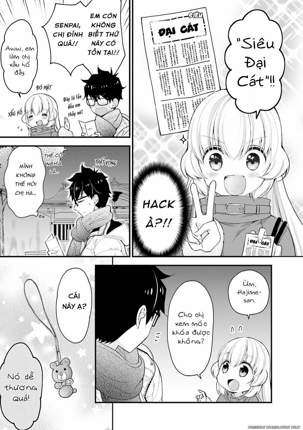 Senpai Kiêm Bạn Gái Nhỏ Nhắn Của Tôi Rất Dễ Thương Chương 10 Ảnh 10