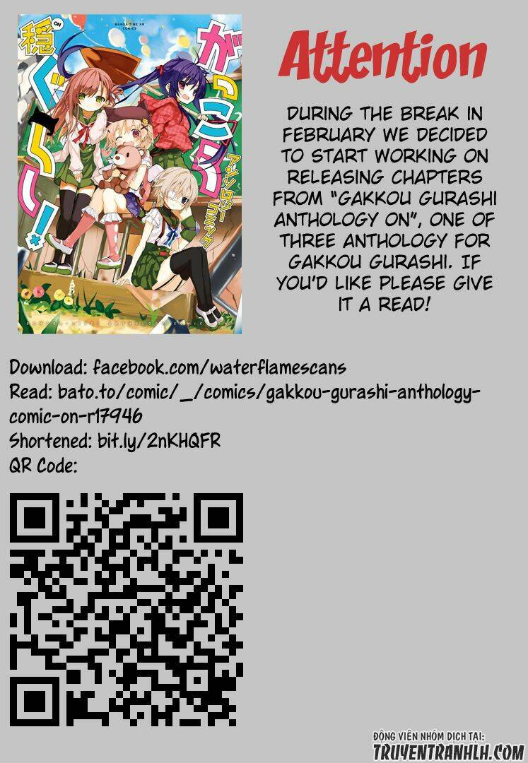 Gakkou Gurashi! Chương 55 Ảnh 8