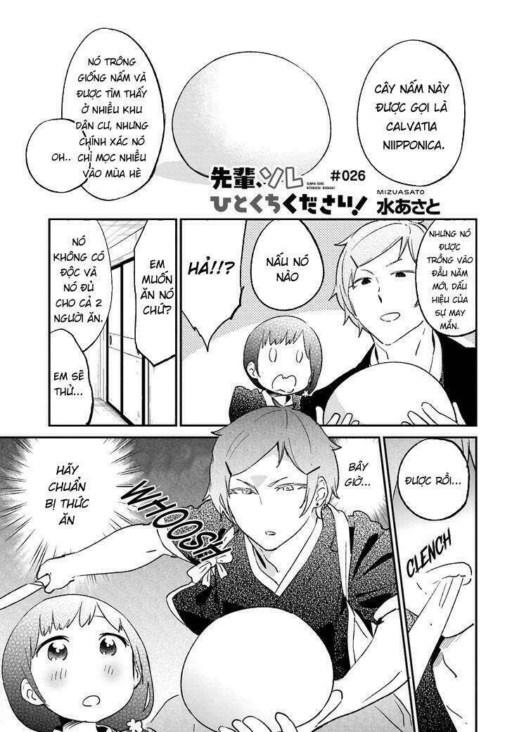 Senpai, Sore Hitokuchi Kudasai! Chương 26 Ảnh 3