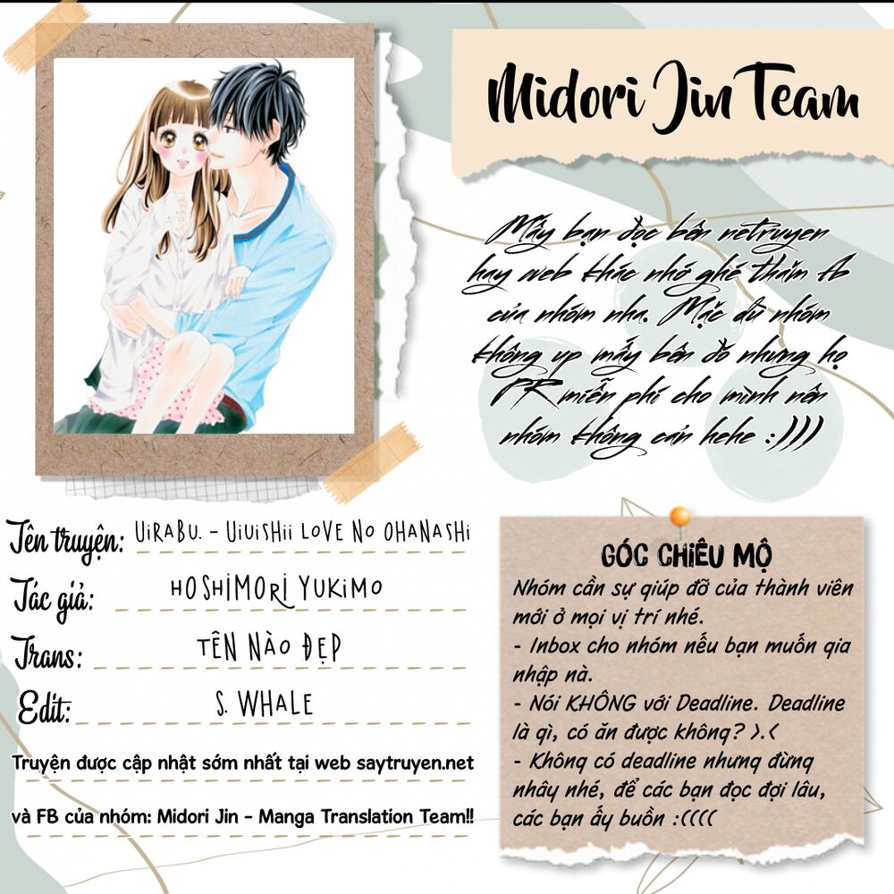 Uirabu – Uiuishii Love No Ohanashi Chương 23 Ảnh 4