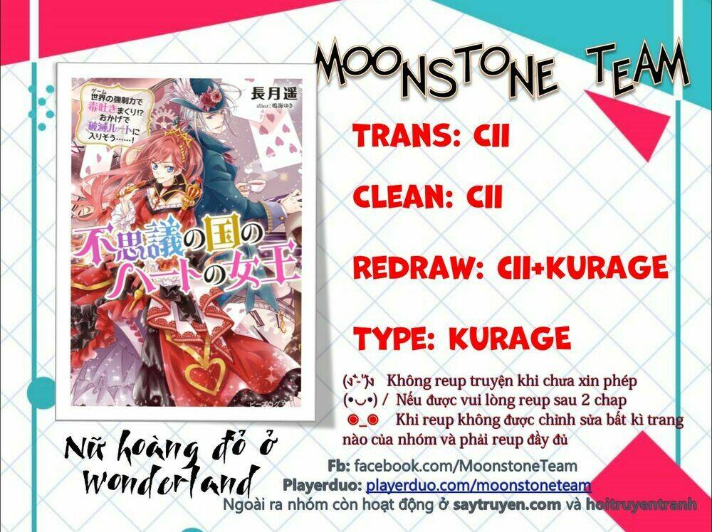 Nữ Hoàng Cơ Đỏ Ở Wonderland Chương 2.1 Ảnh 2