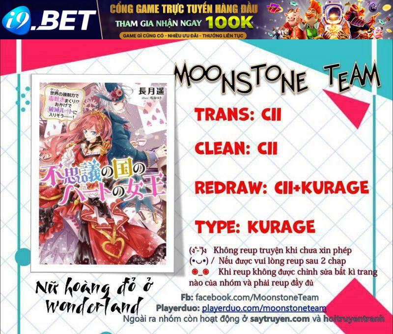 Nữ Hoàng Cơ Đỏ Ở Wonderland Chương 3.1 Ảnh 2