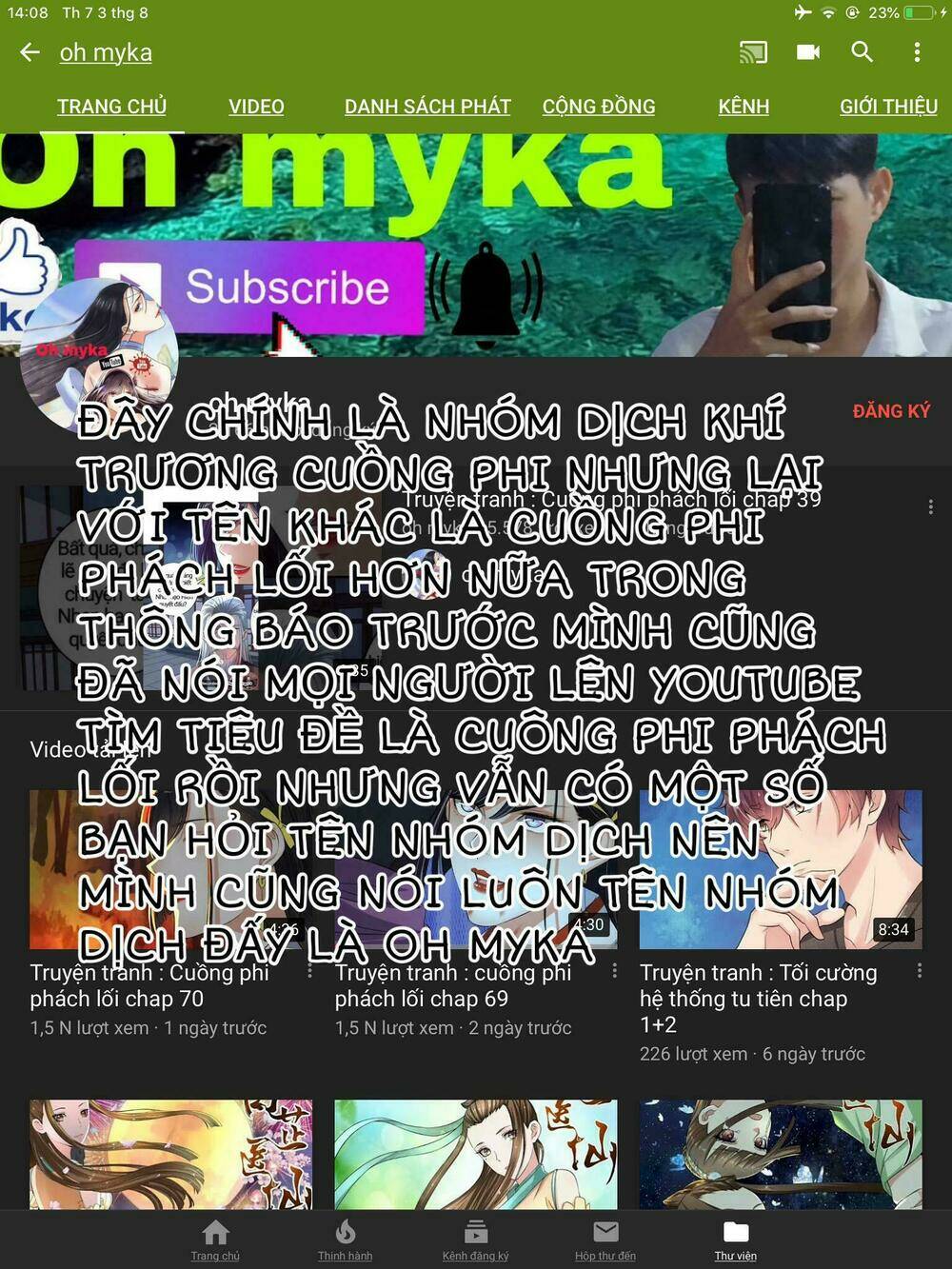 Khí Trương Cuồng Phi Chương 7 Ảnh 3