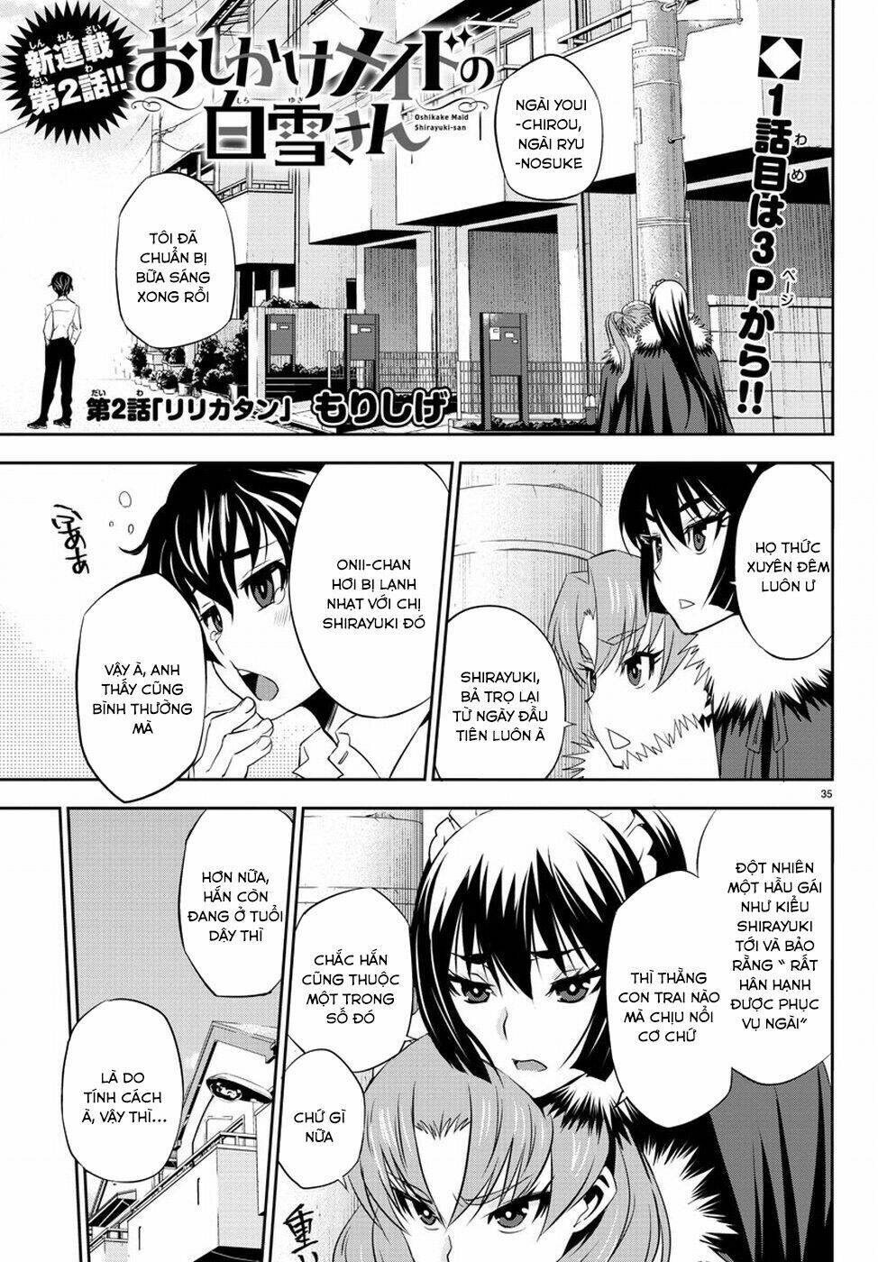 :Oshikake Maid Shirayuki-San Chương 2 Ảnh 3