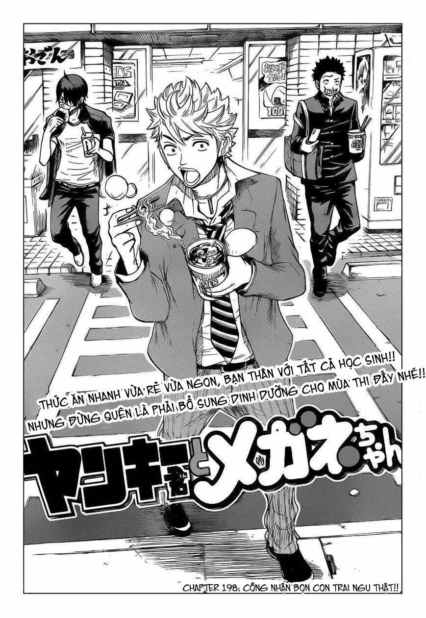 Yankee-Kun To Megane-Chan - Nhóc Quậy Và Nhỏ 4 Mắt Chương 198 Ảnh 3