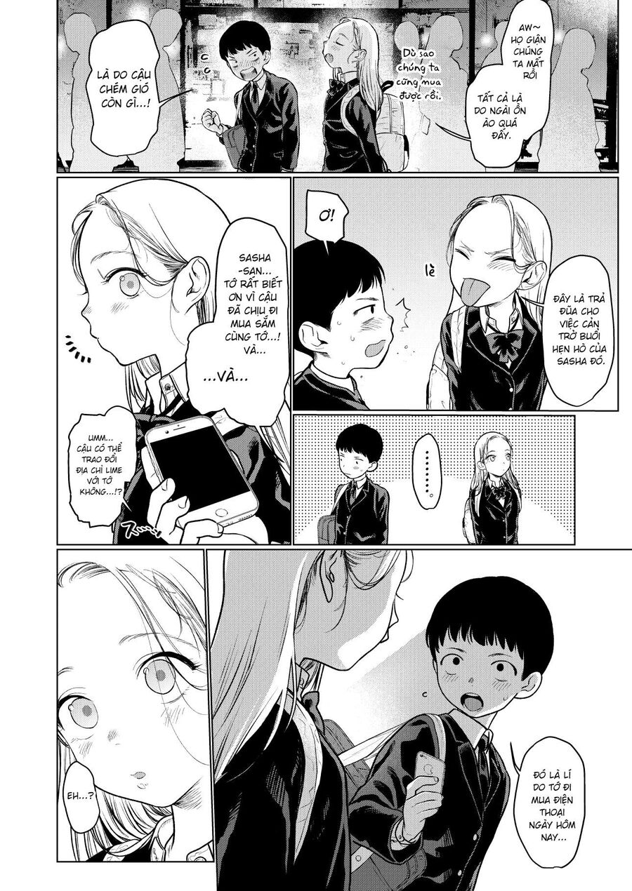 Bé Sơ Trung Sasha Và Thằng Bạn Otaku Cùng Lớp Chương 20 Ảnh 5