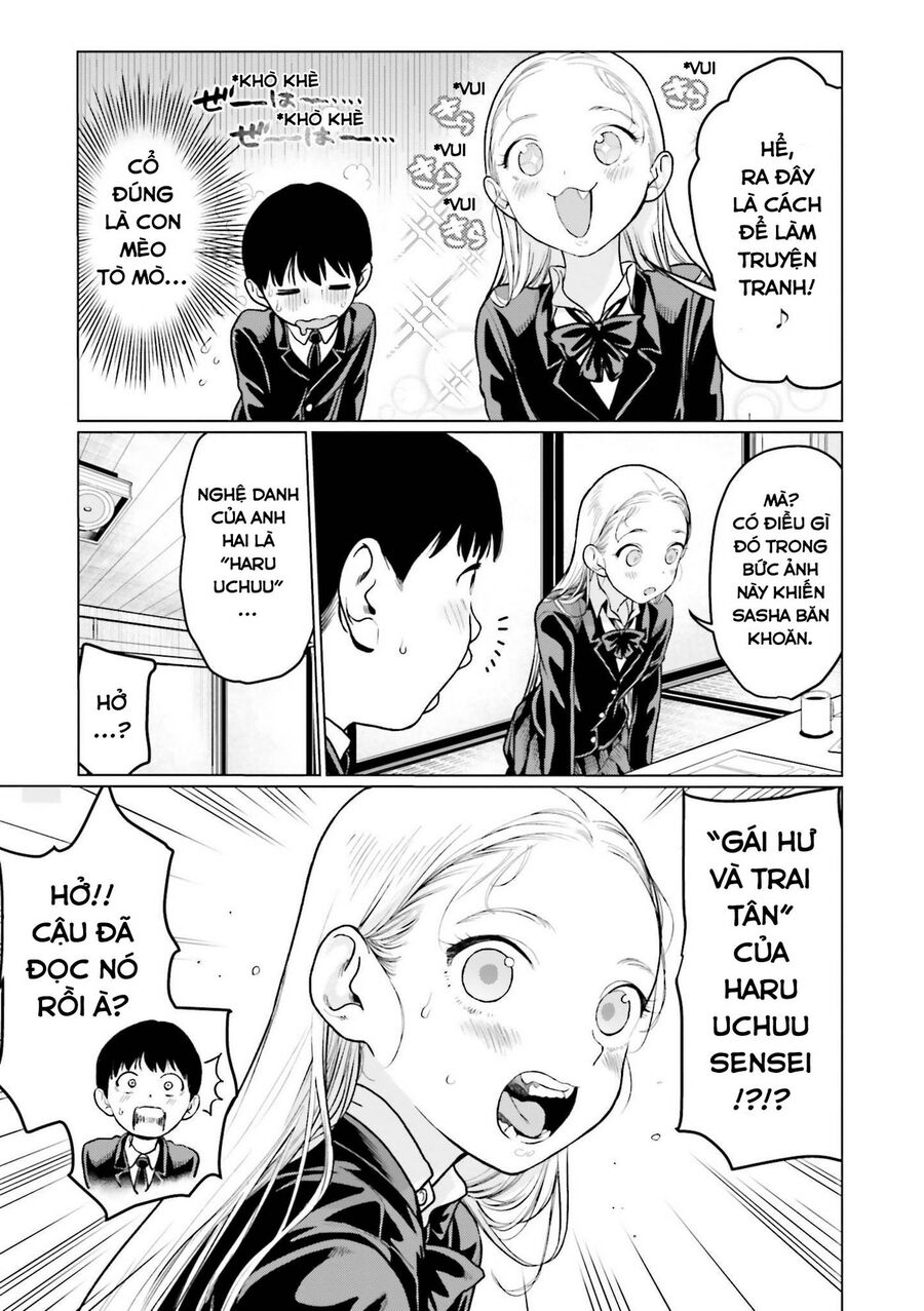 Bé Sơ Trung Sasha Và Thằng Bạn Otaku Cùng Lớp Chương 22.5 Ảnh 8