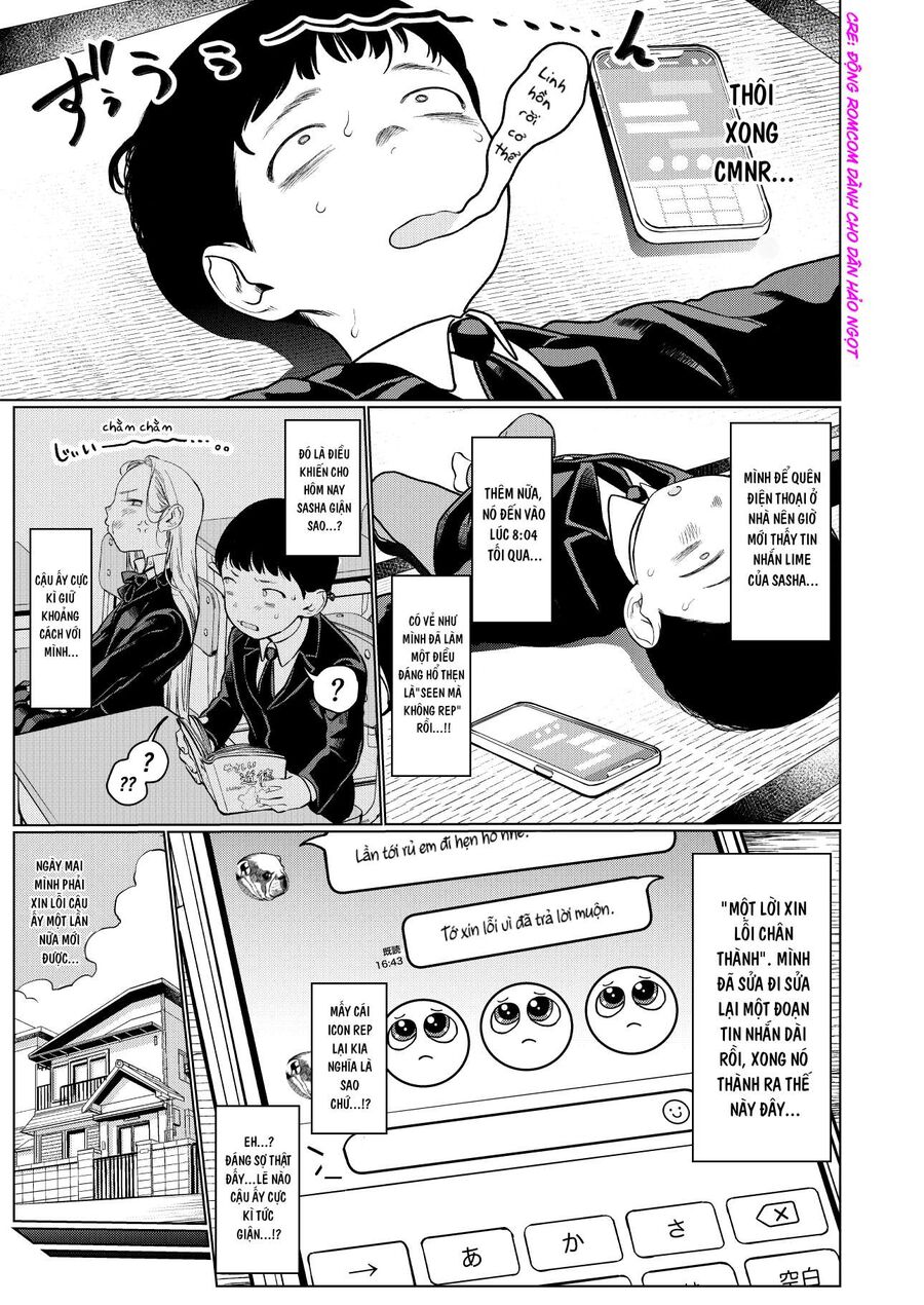 Bé Sơ Trung Sasha Và Thằng Bạn Otaku Cùng Lớp Chương 22 Ảnh 4