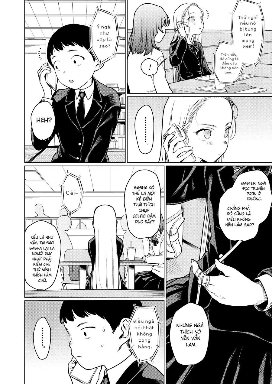 Bé Sơ Trung Sasha Và Thằng Bạn Otaku Cùng Lớp Chương 22 Ảnh 11