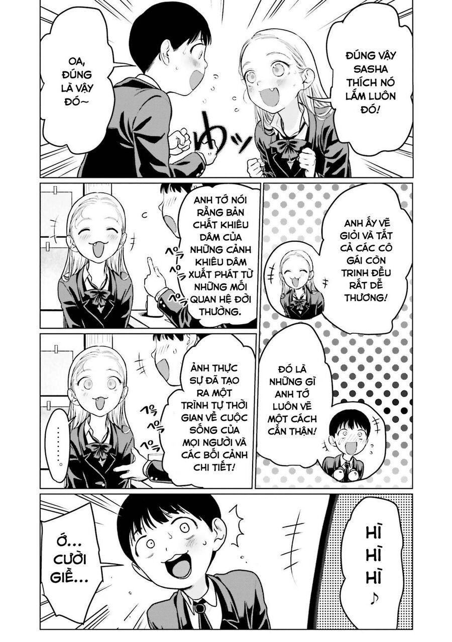 Bé Sơ Trung Sasha Và Thằng Bạn Otaku Cùng Lớp Chương 22.5 Ảnh 9
