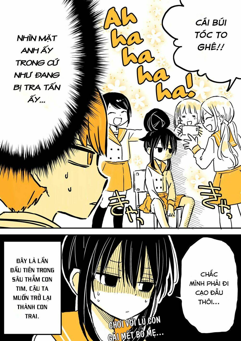 Mendokusagari Danshi Koukousei Ga Asa Okitara Onnanoko Ni Natteita Hanashi Chương 5 Ảnh 6