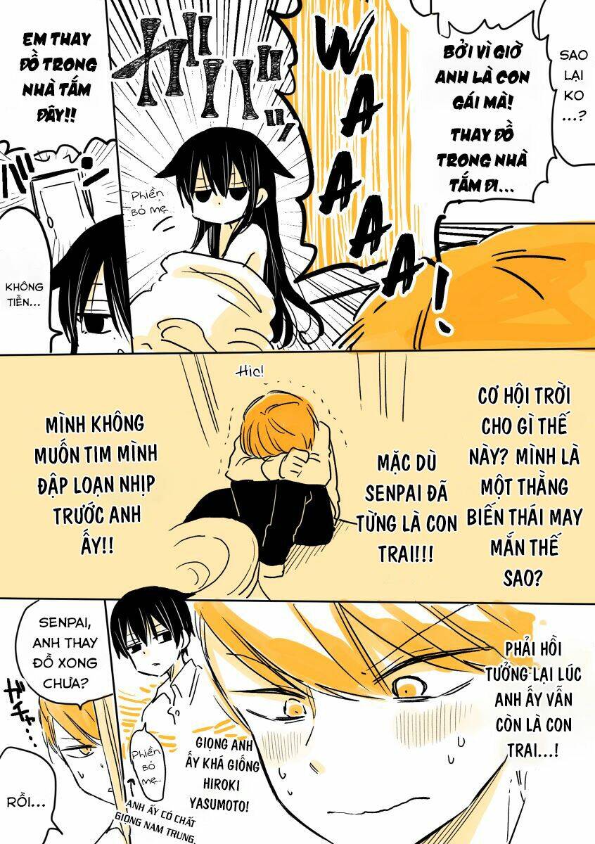 Mendokusagari Danshi Koukousei Ga Asa Okitara Onnanoko Ni Natteita Hanashi Chương 2 Ảnh 5
