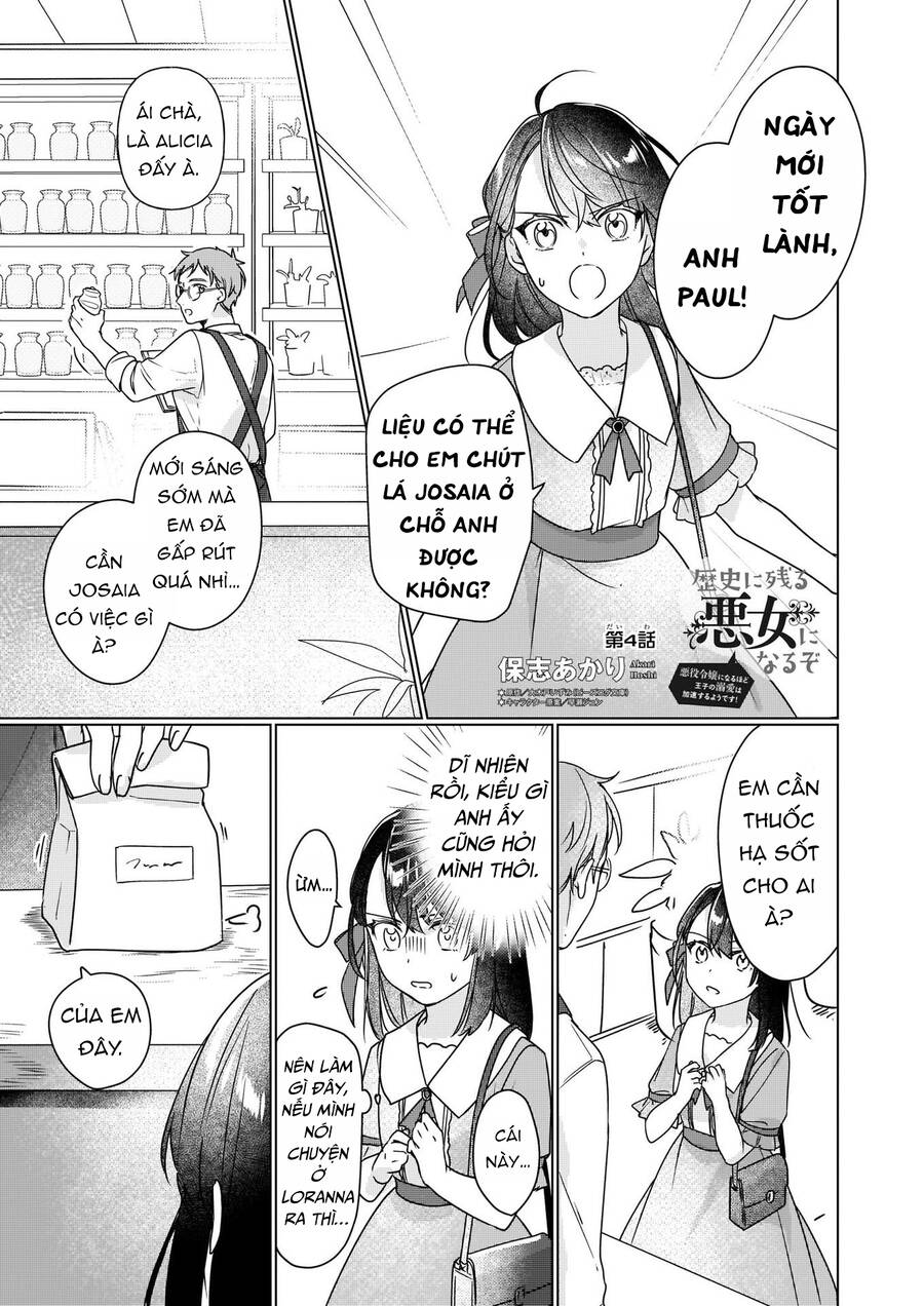 Rekishi Ni Nokoru Akujo Ni Naru Zo Akuyaku Reijou Ni Naru Hodo Ouji No Dekiai Wa Kasoku Suru You Desu! Chương 4 Ảnh 4
