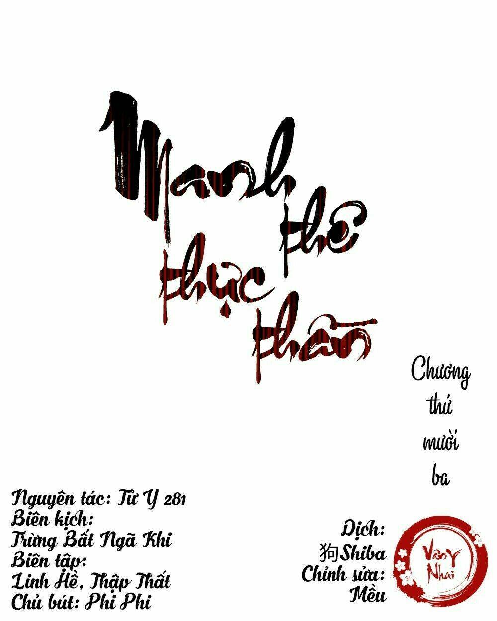 Manh Thê Thực Thần Chương 13 Ảnh 2