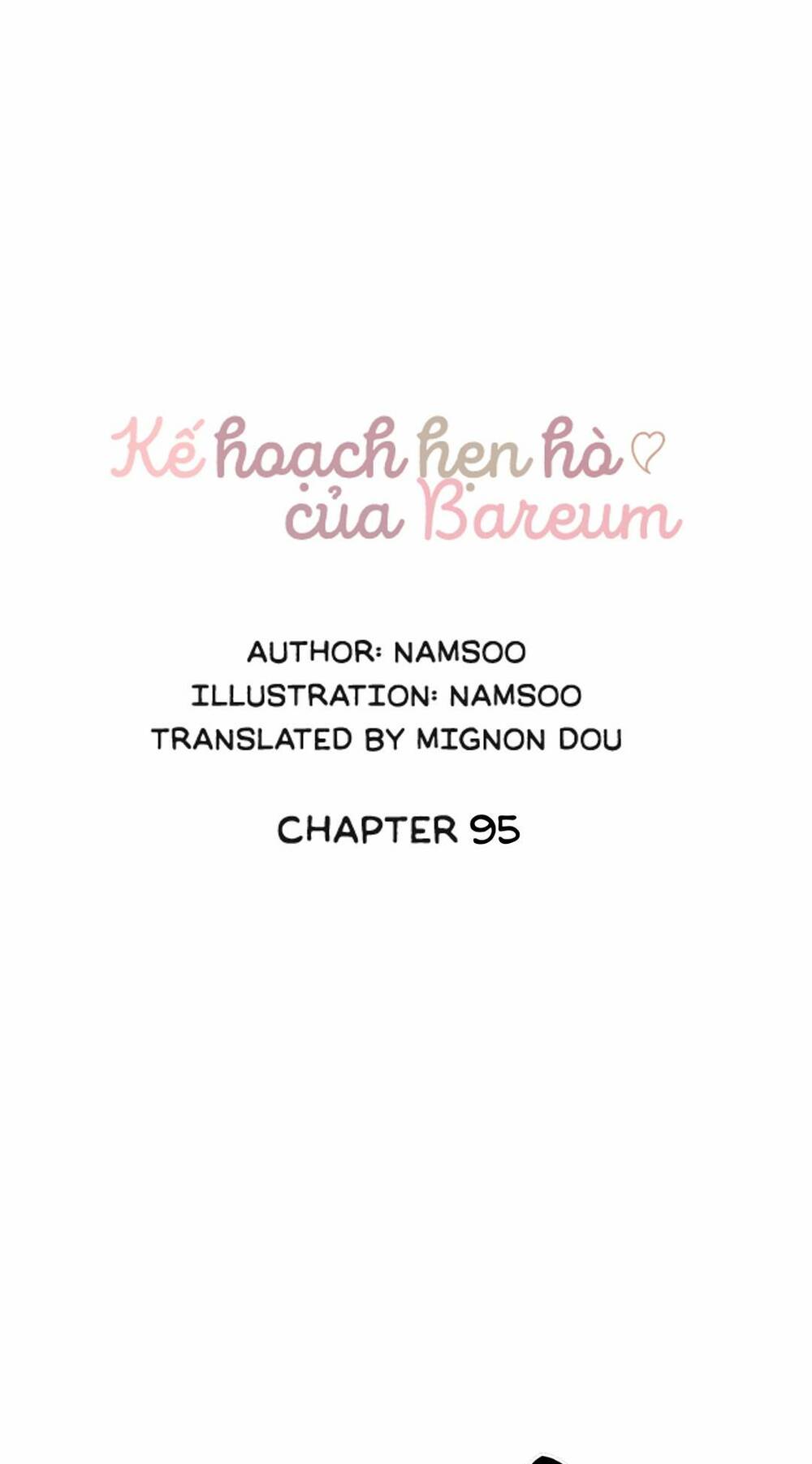 Kế Hoạch Hẹn Hò Của Bareum Chương 95 Ảnh 3